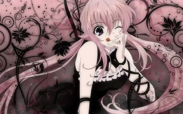 Yuno Gasai wallpapers featuring the Future Diary character with pink hair and eyes.