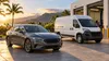 Illustrative unbranded diesel sedan and cargo van outside a service center in Hawaiʻi