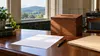 A neutral Kentucky election workspace with a blank constitutional amendment ballot and an official-style document folder