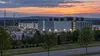 Modern data center campus and utility infrastructure in Northern Virginia