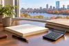 AI-generated illustration of a calculator and unmarked financial papers on a desk; not a photograph of a bank or settlement proceeding.