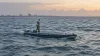 Small solar-powered autonomous surveillance boat operating in coastal Gulf waters