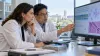 AI-generated editorial image of oncology researchers reviewing personalized tumor sequencing data