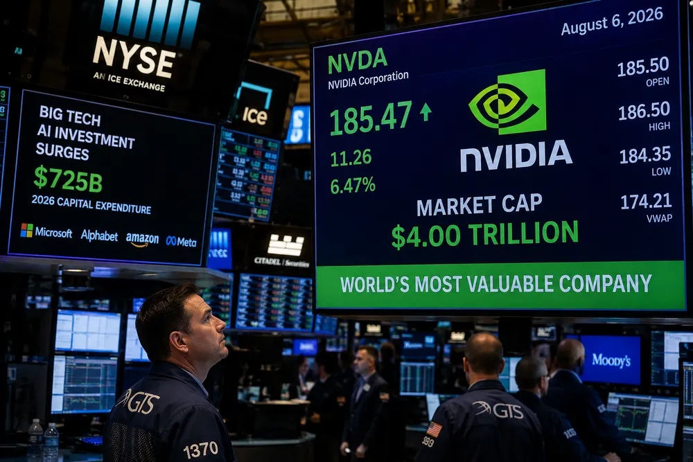 U.S. Payrolls Fall 23,000 in July, Sending S&P 500 to Record 7,757.64 as Rate-Hike Bets Ease