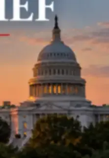 Photorealistic editorial crop of a formal national-security and federal government setting.