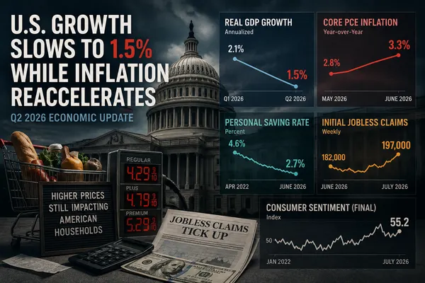 U.S. Growth Slows to 1.5% While Inflation Reaccelerates, Muddying the Economic Picture