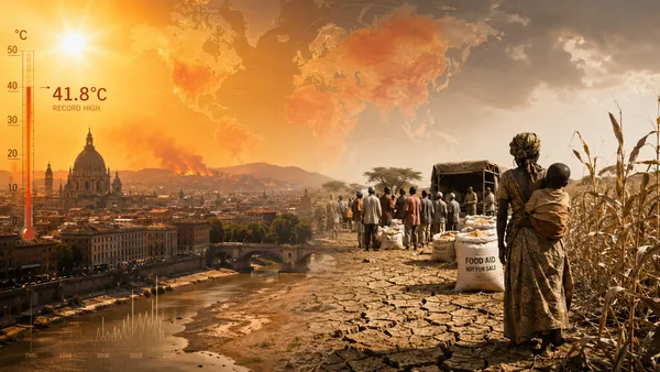 Europe's Hottest Summer on Record Collides With a Looming Global Hunger Shock