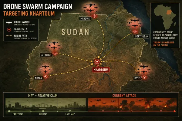 Sudan's Paramilitaries Fire Drone Swarms at Five Cities in Widest Attack on the Capital Since May, Shattering Months of Relative Calm