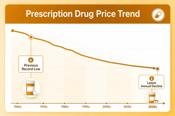 U.S. Prescription Drug Prices Fall 3.1%, the Largest Annual Decline Since 1963, but No Single Policy Explains the Drop