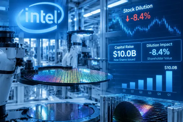 Intel Asks Investors for $15 Billion, Betting Its Foundry Turnaround Can Outrun Dilution Fears