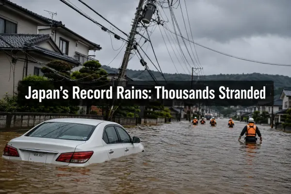 Japan's Record Rains: Thousands Stranded, Eight Dead in August 2026