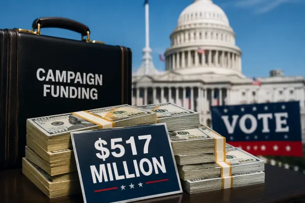 Corporate Election Spending Reaches $517 Million Before the Final Midterm Stretch, Already Exceeding the Entire 2024 Cycle