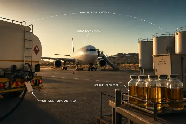 One Rejected Jet Fuel Shipment Forces Namibia Europe Flights to Refuel in Angola as Windhoek’s Supply Runs Short