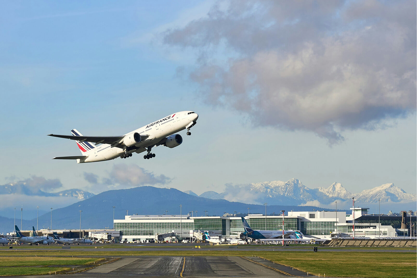 Aeroplane taking off