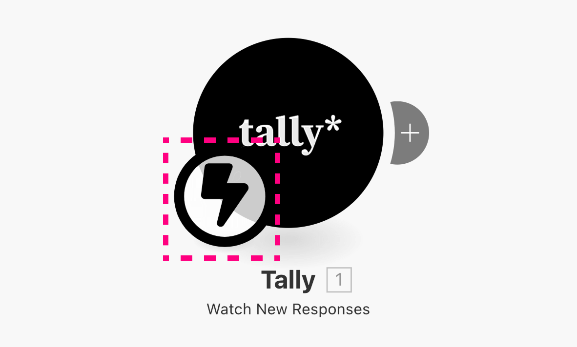 Make.com adds a "thunder" icon to instant triggers to help us recognize them