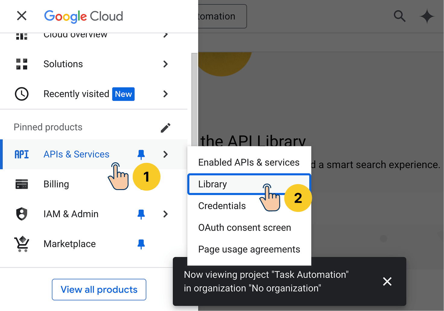 The Library of APIs you can enable on GCP