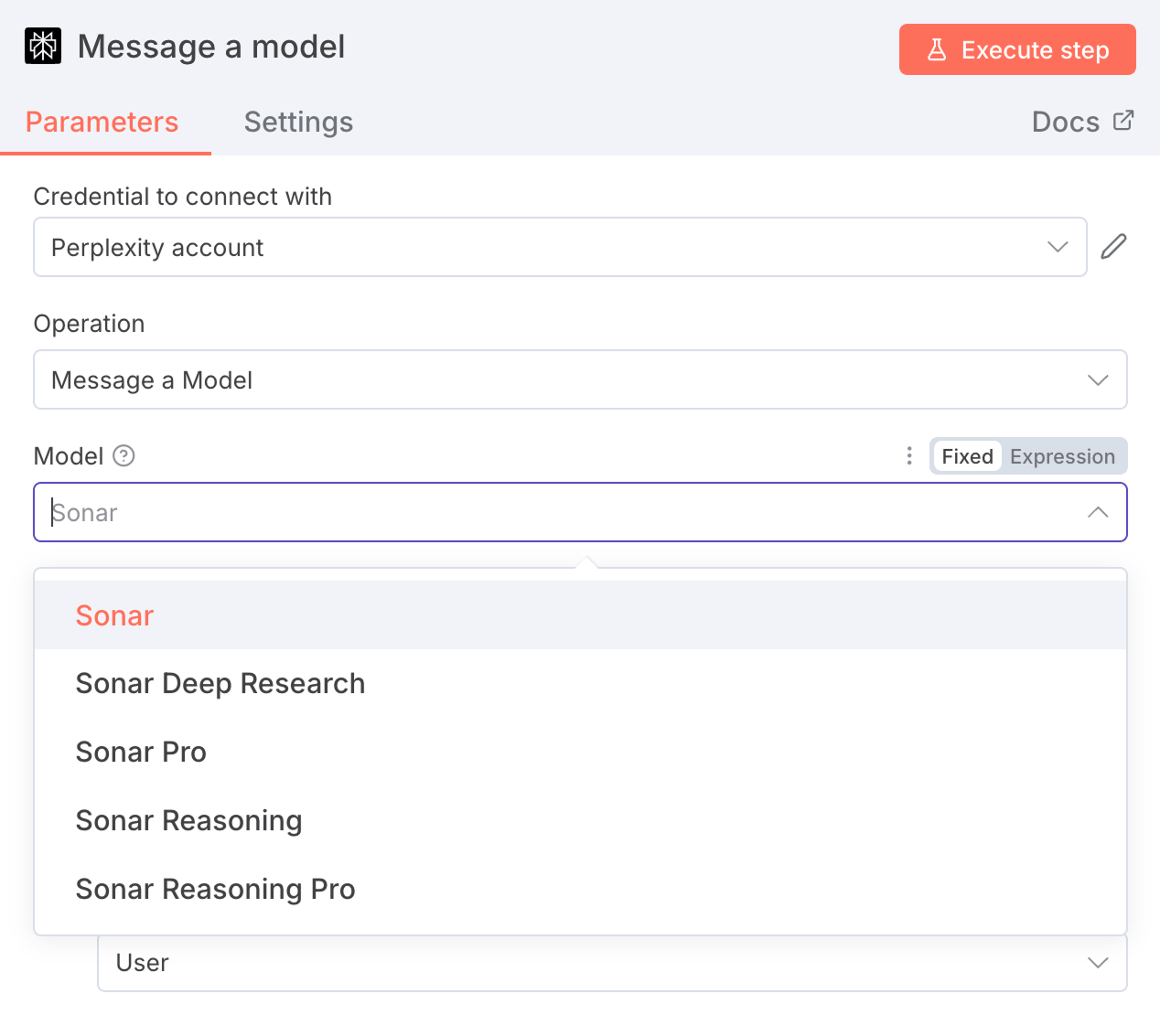 AI Model options for choosing