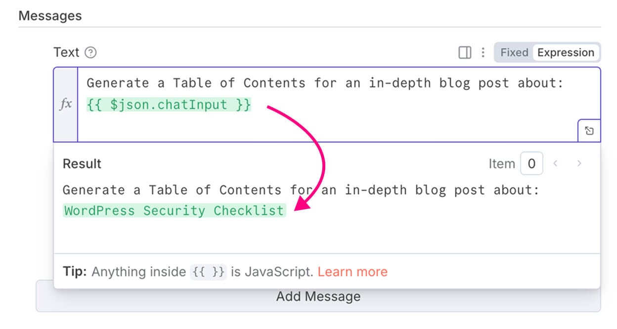 Real-time n8n processing of input data