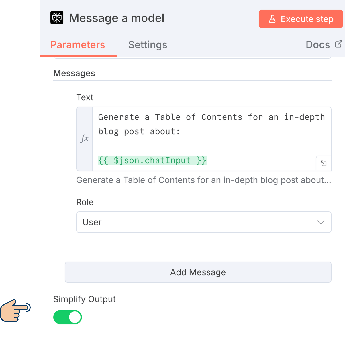 Simplify Output option access location
