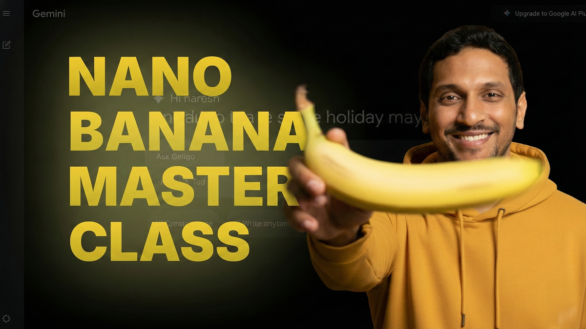 Exercise Files and Challenges for Nano Banana Master Class