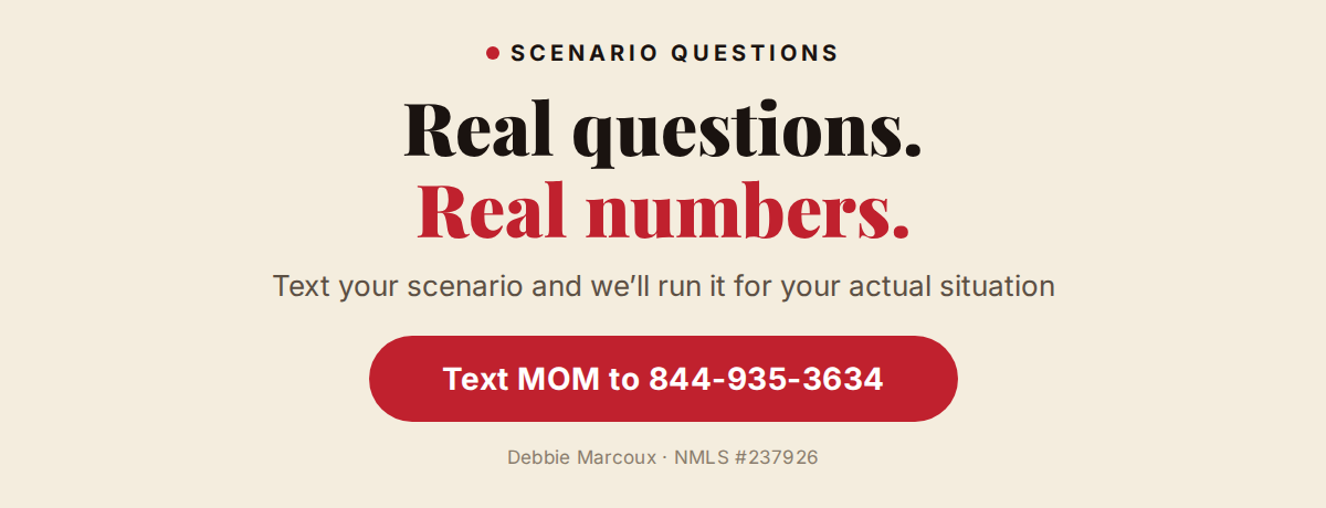 Real questions. Real numbers. Text MOM to 844-935-3634
