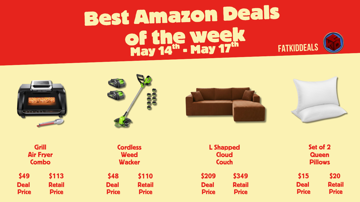 4 Amazon Steals This Week (May 14th-May 17th)