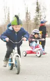 The playground at Larson Elementary was filled with laughter, helmets, and colorful tricycles on April 24, as kindergarten students participated in the St. Jude Trike-A-Thon. Katie Stavick/Fr