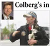 TODD DISHER/Frontiersman Talis Colberg, inset above, won the
seven-person race for Mat-Su Borough mayor, filling the seat held
by the late Curtis D. Menard. One of Colberg’s opponents, David
