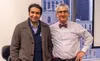 University of Alaska Economics Professor Mouhcine Guettabi, left, with Alaska state economist Neal Fried.