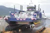 The M/V Susitna, the Mat-Su Borough’s new ice-breaking, fast-moving ferry remains docked in Ketchikan. The borough takes financial responsibility for the vessel in April. Patty Sullivan/Mat-S