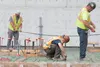 Workers with F-E Contracting lay rebar in preparation for cement Friday afternoon at the new location for Mat-Su Services for Children and Adults. The $6.7 million project will be ready for t