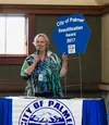 Palmer Pride beautification awards went to Ruth Allen, Doc Blatchford, Mary Boyd, Doug and Malin Prins, Merry Maxwell, Barbara Johnson, Dianne Wilson, Alfred and Barbara Nault and Mountain Ro