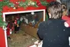 CASEY RESSLER/Frontiersman Several hundred people a day drive by
Jan and Jerry Foldenauer's Cottonwood Shores home because of the
incredibly elaborate Christmas decorations, including working