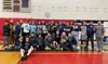 Wrestlers from Redington Jr./Sr. High School pose for a team photo. Coach Abe Salmon noted the impact of Healthy Futures’ Game Changer Fund and Kicks for Kids program. “A big part of our succ