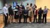 The Mat-Su Borough School District Health Advisory Team poses for a photo after receiving the 2021 Bert Hall Award. Courtesy photo.