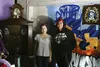 Steam Driven Boutique store manager Kyra Hoenack (right) and designer/sales associate Nadia Makitrina pose for photos inside of Steam Driven Boutique, a store featuring steampunk clothing sla
