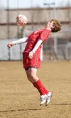 Wasilla freshman Kyler Perry settles the ball during the
Warriors 7-2 victory of the Seward Seahawks Saturday afternoon at
Wasilla High School. ROBERT DeBERRY/Frontiersman