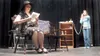 Photo courtesy Sofia Fouquet Kait Miller and Kitty Mahoney
rehearse for Colony’s production of “The Stage Door.”