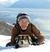 Bill Sherwonit and his dog Denali