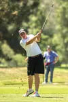 Palmer High School graduate Garrett Stortz follows a tee shot during the Special Olympics World Games golf tournament in Los Angeles July 28-31. Stortz placed third in his division and ninth 