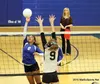 Palmer High's Erika Spencer tips the ball over the net during a 3-0 win over Colony Oct. 6 at Palmer High School. Courtesy of Bruce Eggleston/matsusports.net