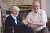 Lenora and Jack Fuller sit inside their Wasilla home. Lee will
be signing her new book, 'A Rocking Chair, a Wig, Two Kids and a
Husband' from 1-3 p.m., Saturday at Pandemonium Bookstore in
Wa