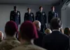 Gen. CQ Brown Jr., Pacific Air Forces commander, Lt. Col. Douglas Holliday, 58th Rescue Squadron commander, Tech. Sgt. Gavin Fisher, 350th Special Warfare Training Squadron pararescueman, and