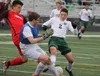 Colony's Kyle Dearborn, seen here during a win over Wasilla during the regular season, scored for the Knights during a 5-2 loss to South Anchorage in the ASAA/First National Bank Soccer State