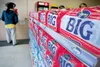 Loaves of Franz BIG bread fill the shelf at the discount bread store in Wasilla. The store offers 270 different items, including just about everything the bakery makes — from bread to cookies