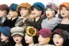 Mannequin heads model crocheted hats at the Lovestruck booth at the Alaska State Fair Bazaar inside Raven Hall in this Frontiersman file photo. Frontiersman file photo