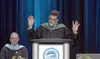 Guest speaker John Robertson imparted six life lessons to the graduates, including master their chosen craft. Then break the rules. Katie Stavick/Frontiersman