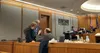 Gabrielle LeDoux confers with defense attorney Kevin Fitzgerald, who is seated, during her trial on Nov. 27, 2024, in the Nesbett Courthouse in Anchorage.  Andrew Kitchenman/Alaska Beacon