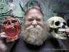Keith Hammonds holds up two of his skulls he uses during
Halloween. The Hammonds live at 855 Josh Drive in Palmer and will
be hosting a haunted house Monday from 4 p.m. to 10 p.m. The
Hammond