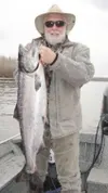 Courtesy photo by Ben Allen Dave Osggod caught this Mat-Su
Valley king salmon while back trolling a K-15 Kwikfish on May
15.